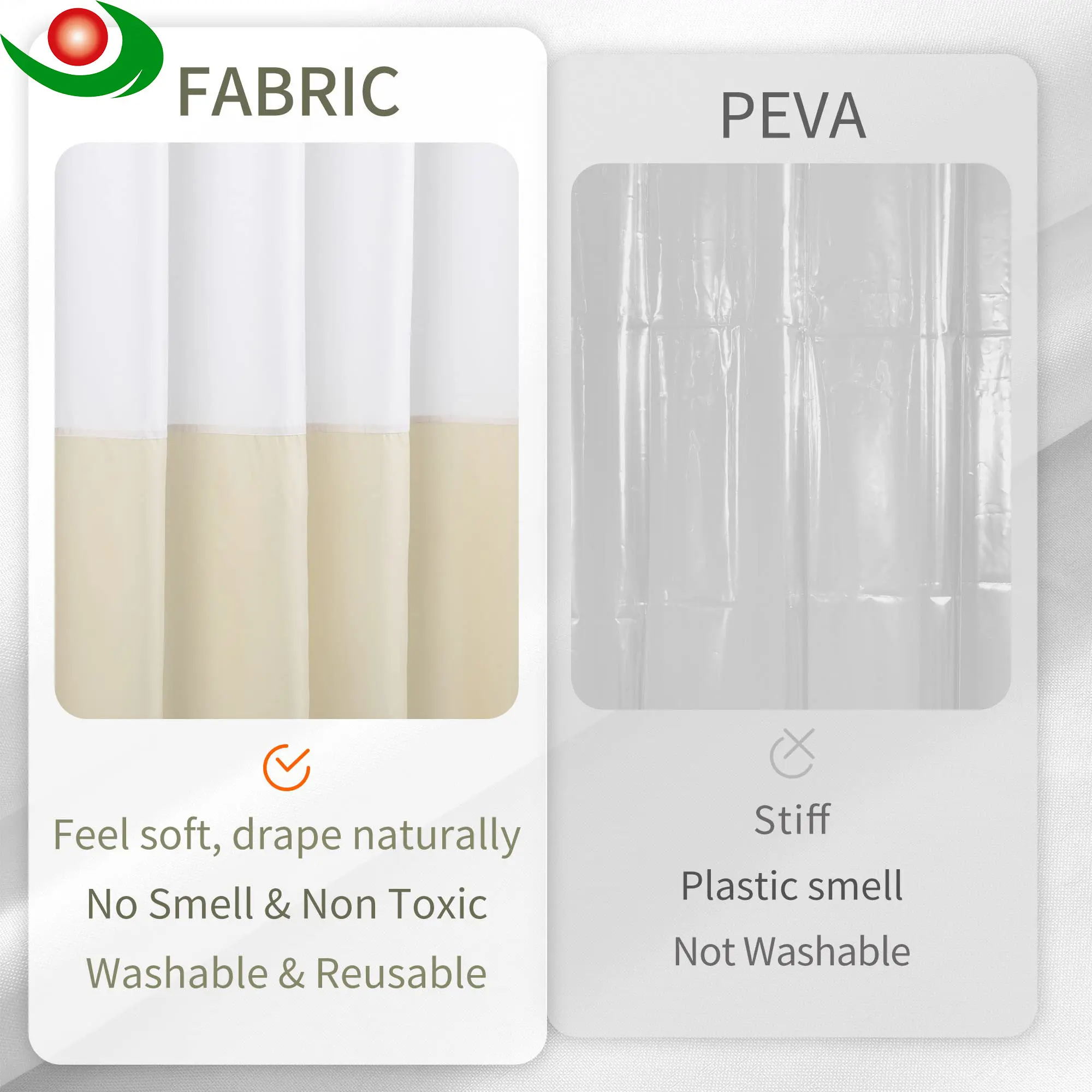 Best Premium Custom Shower Curtains for Hospitals and Supermarkets Products, Factory