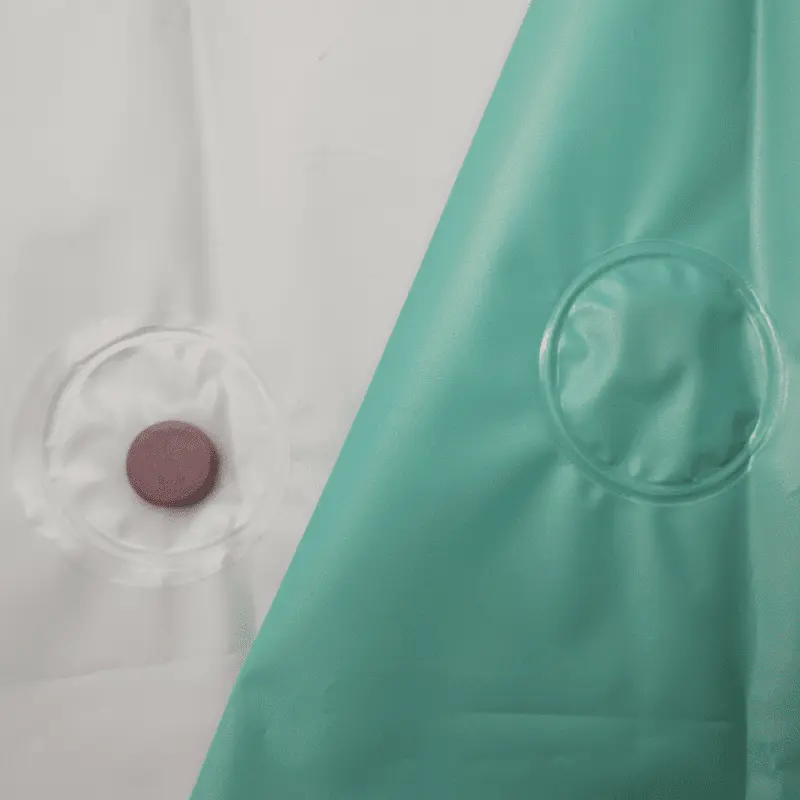 Green Ombre Vinyl Shower Curtain