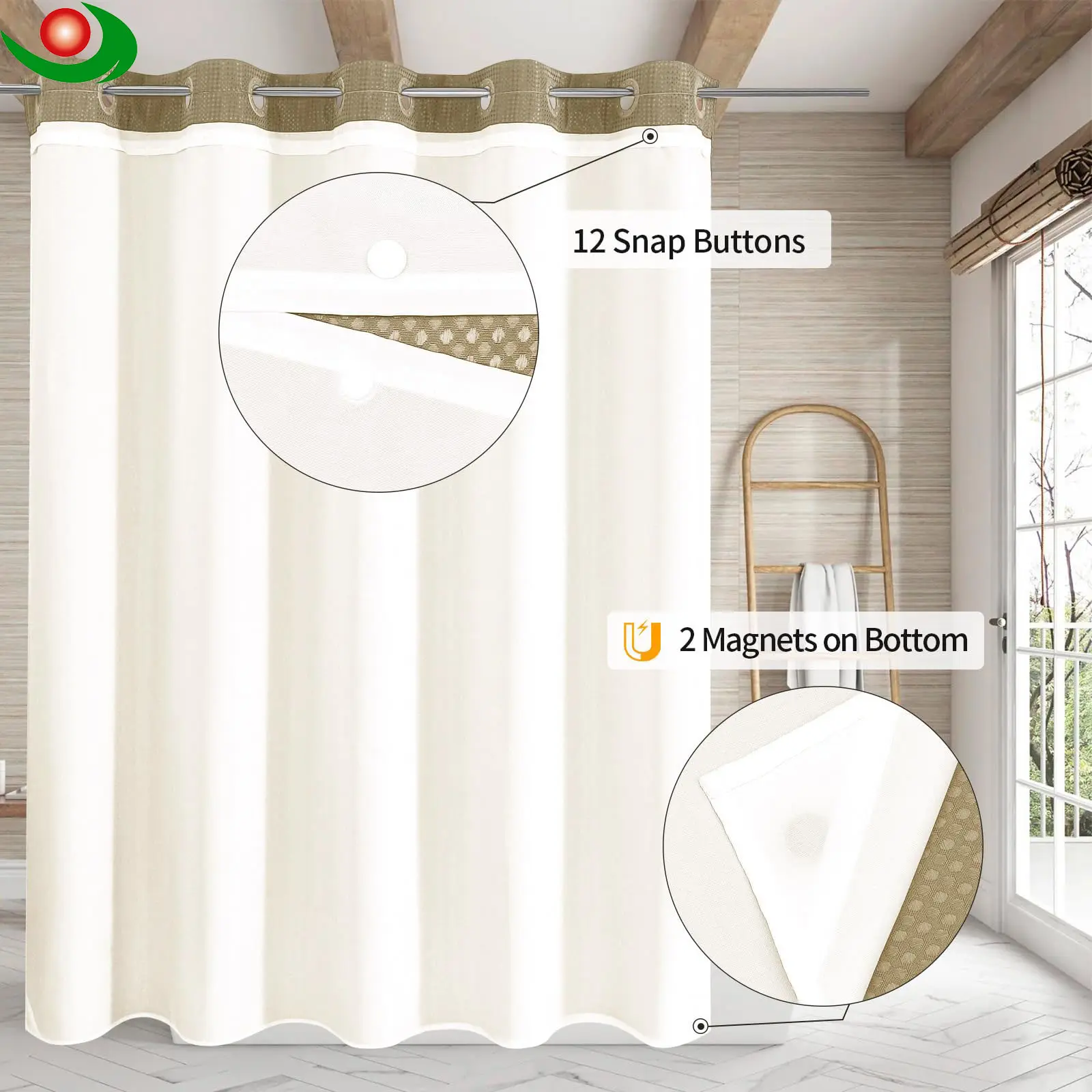 Waterproof Shower Curtain 2