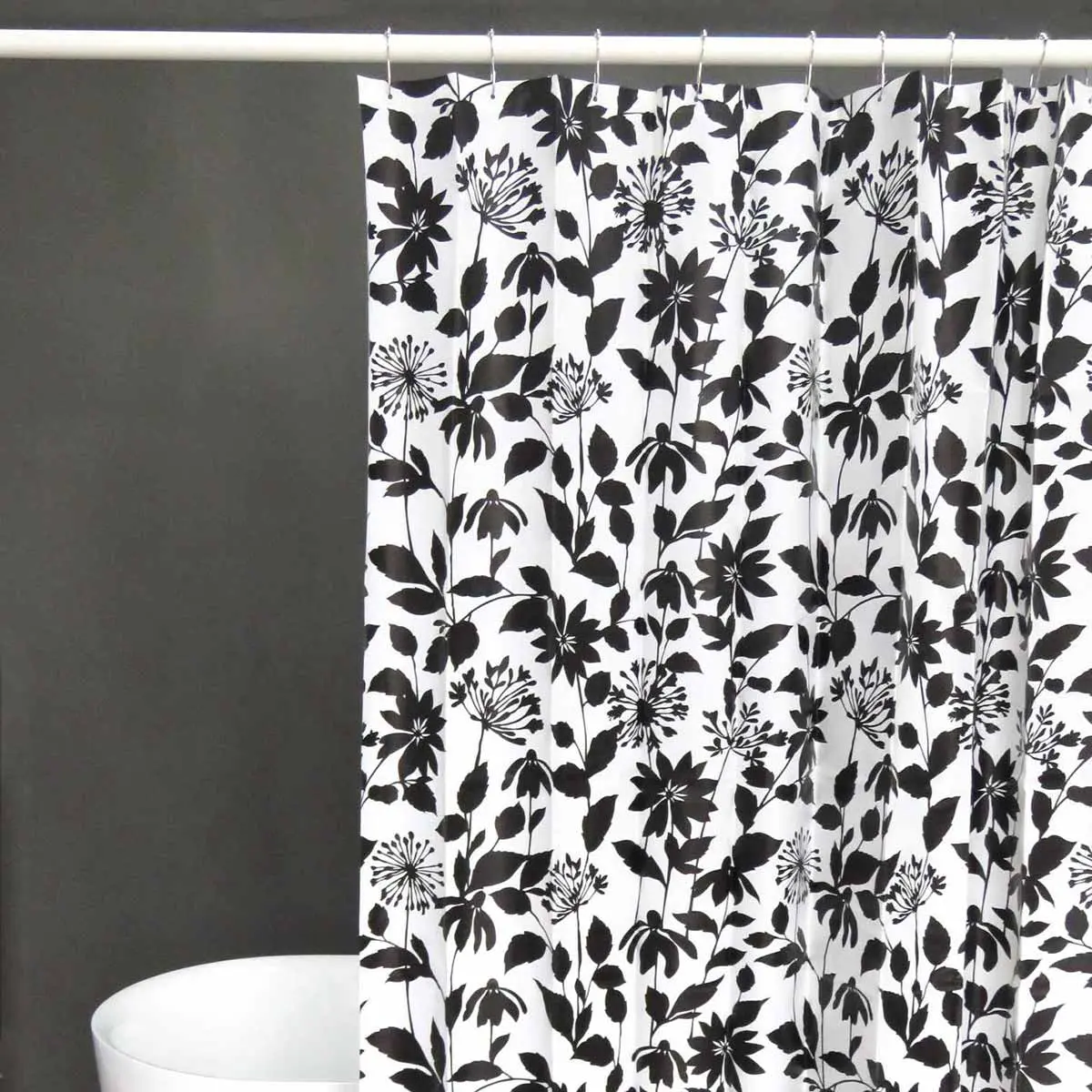 Buy Midnight Bloom PEVA Shower Curtain Suppliers, Supplier