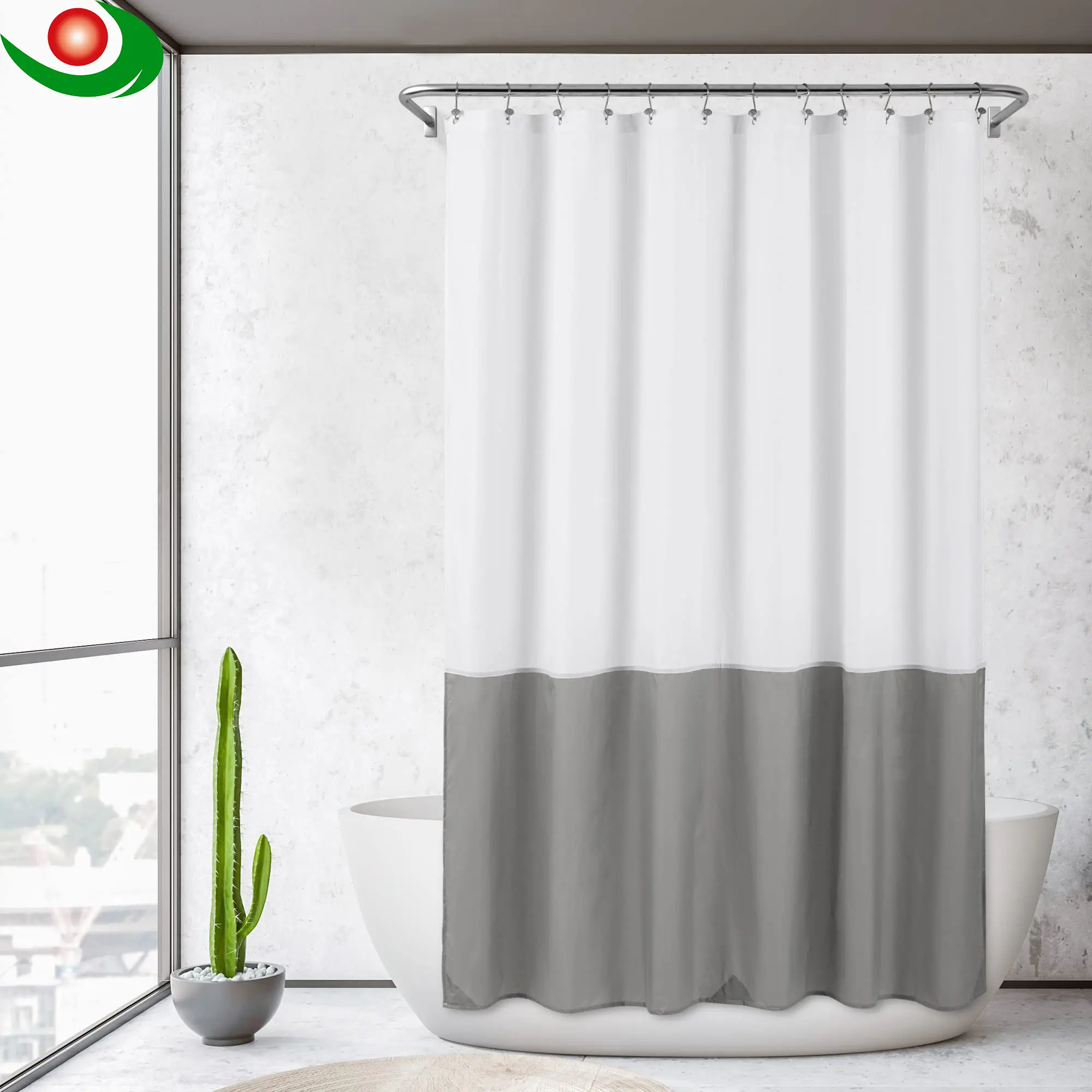 Waterproof shower curtain
