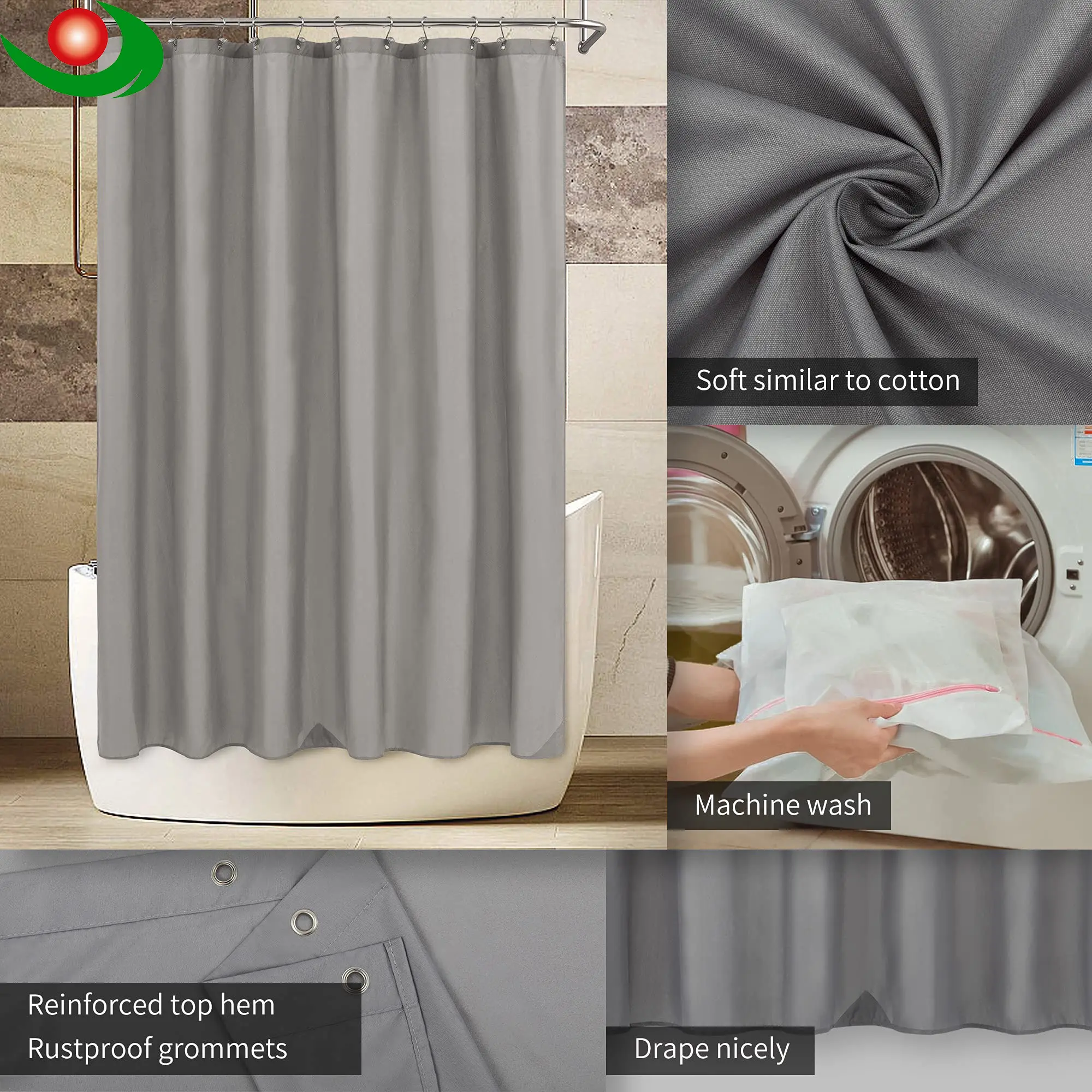 Custom Shower Curtains Polyester Suppliers Companies, Exporter