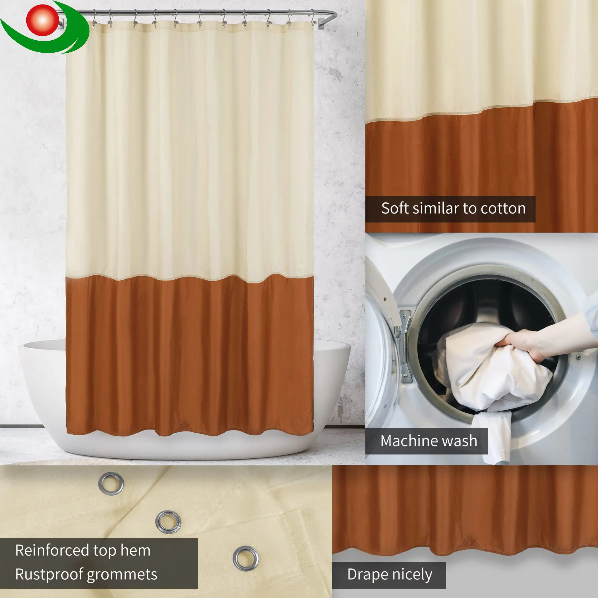 Custom Patchwork Shower Curtains – Crafted to Excellence