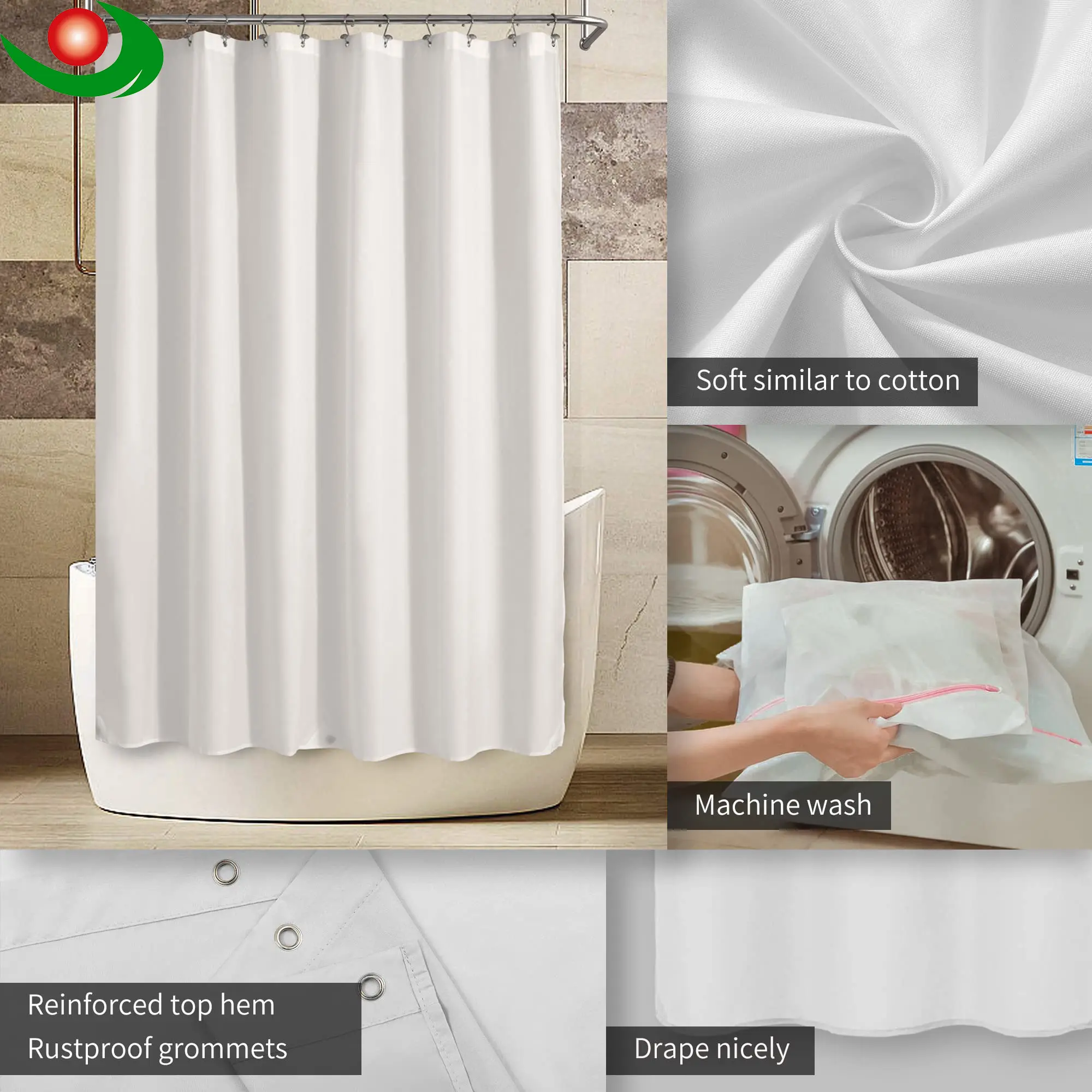 ODM Premium Shower Curtain Solutions – Direct from the Factory Company, Exporters