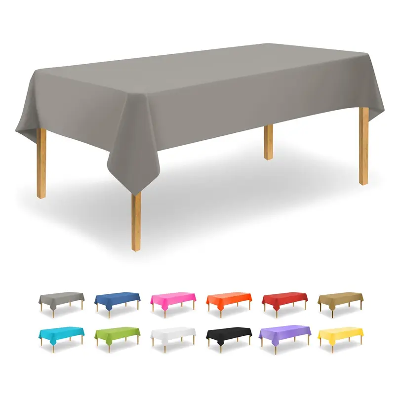 OEM Tablecloths, Custom Tablecloths, Rectangular Tablecloths - Stain Resistant, Wrinkle Resistant, Washable Polyester Tablecloths for Dining Tables, Buffet Parties and Camping Quotes, Factory