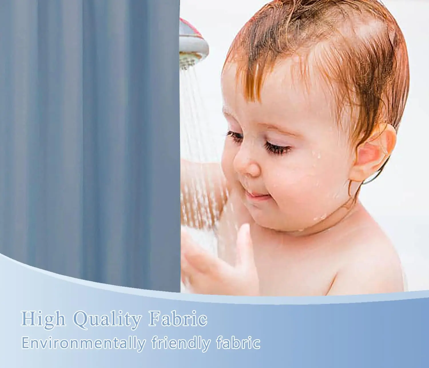 Custom Clear Shower Curtain Liner Light Weight PEVA, Shower Liner Product, Factory
