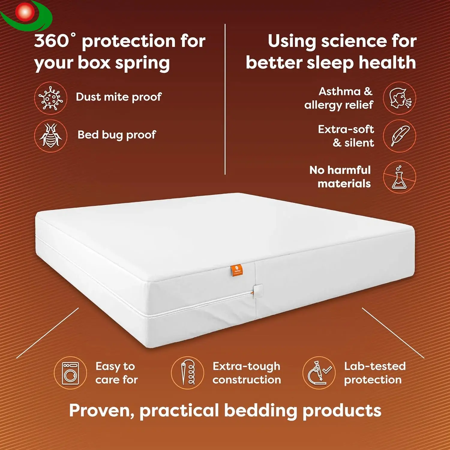 Wholesale Jiayuan Box Spring Encasement - Zippered Bed Bug Dust Mite Proof Hypoallergenic - Sleep Defense System Service, Manufacturer