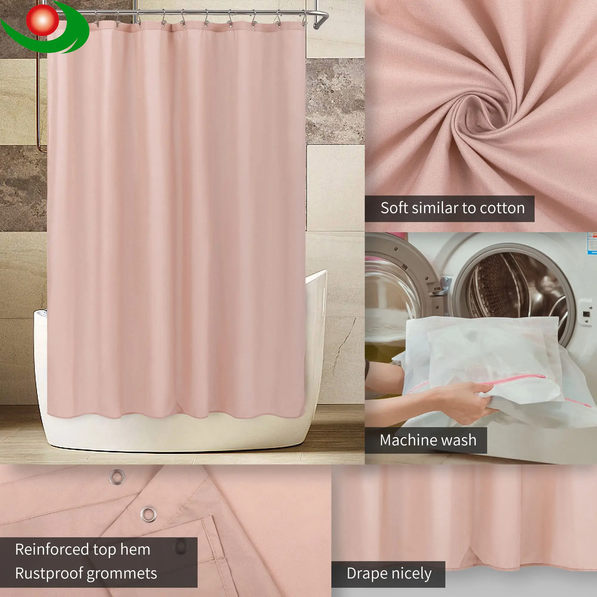 Premium shower curtain design