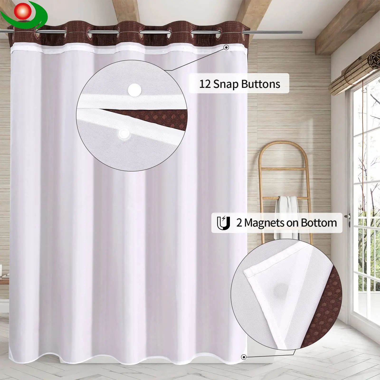 Commercial Grade Shower Curtain