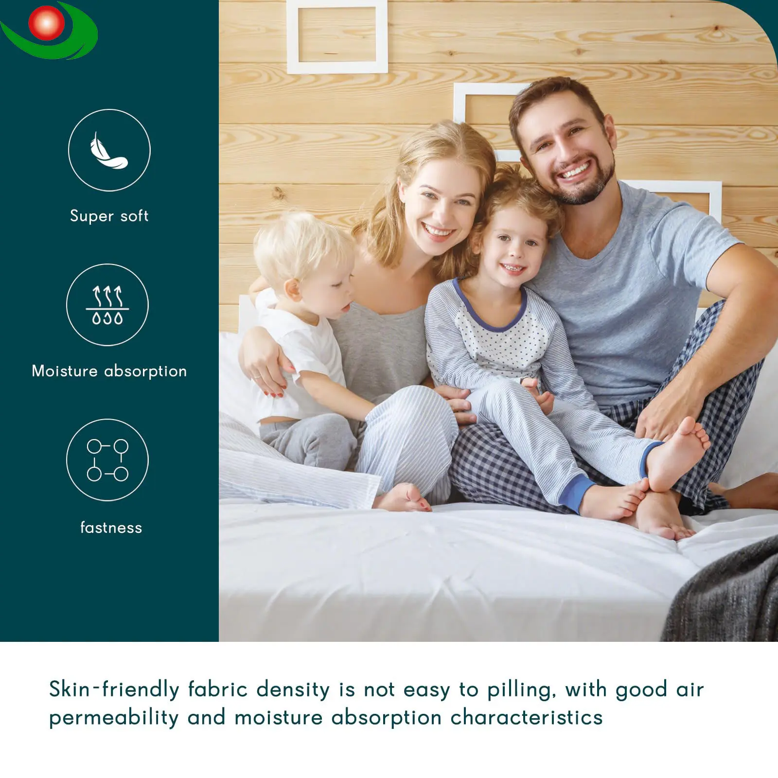 Fabric Mattress Protector Detail