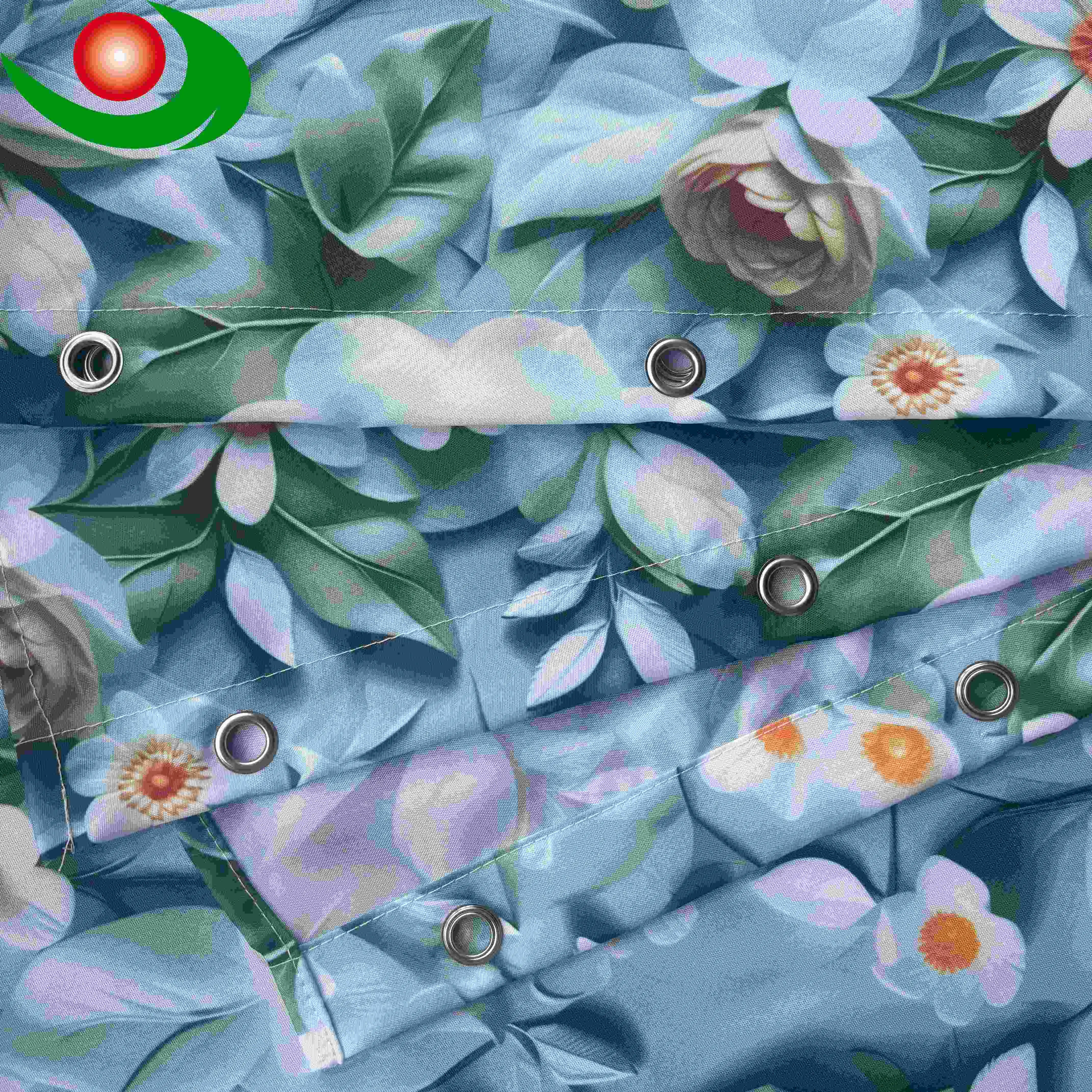 High-Quality Waterproof Shower Curtain, Mold & Mildew Resistant, Soft Polyester Fabric, Rustproof Eyelets, Ideal Room Decor for Home, Hotel, School Product, Supplier