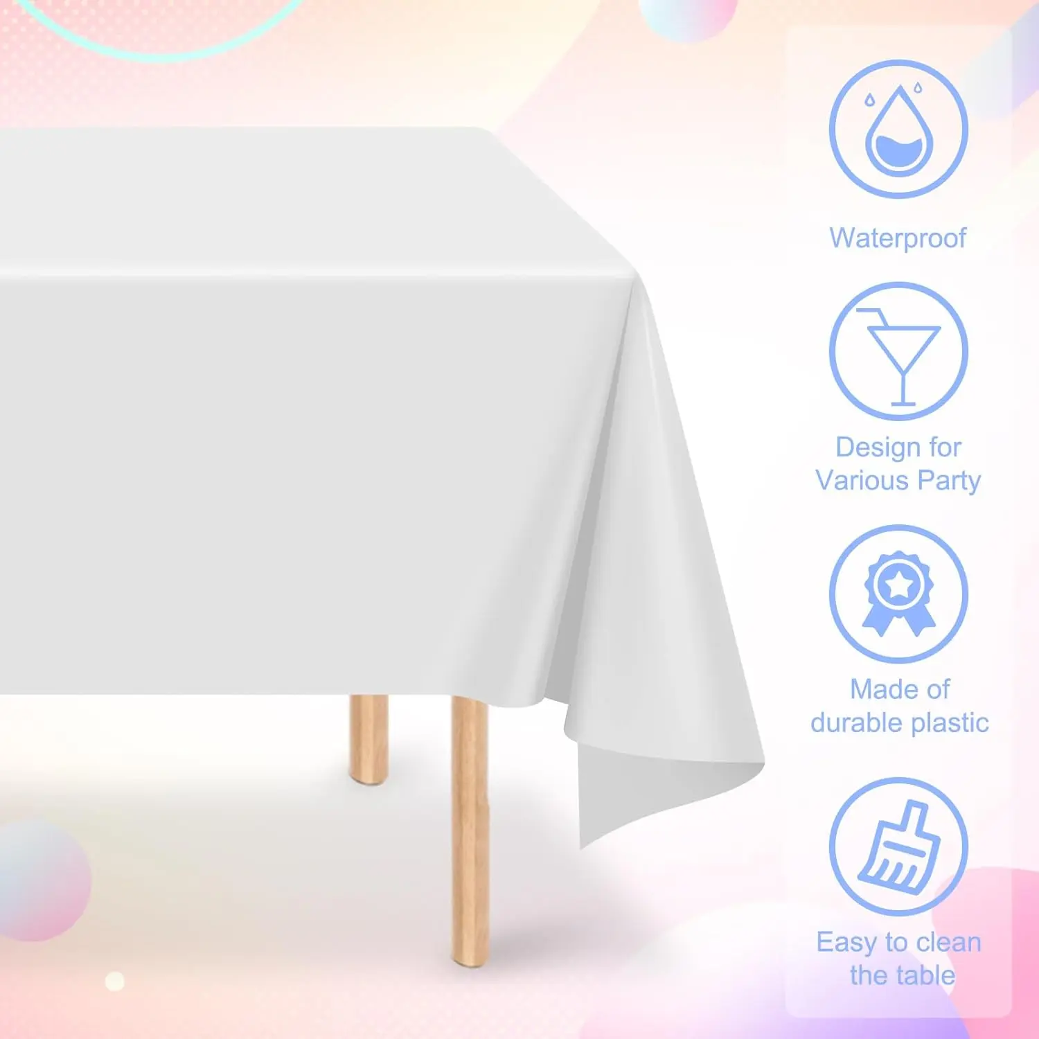 Plastic Table Cloths Detail 3