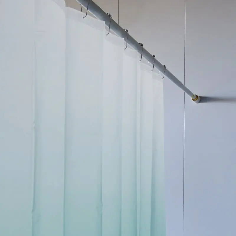 China Green Ombre Vinyl Shower Curtain Companies, Exporter
