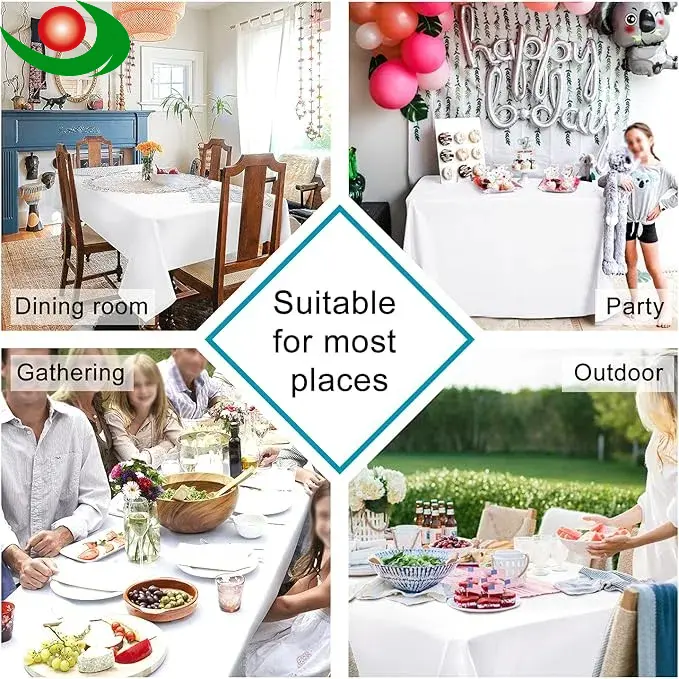 Easy clean tablecloth