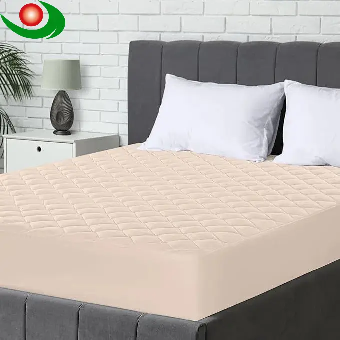 High-Quality Premium Mattress Protector Waterproof, Fitted Sheet Luxury, 3D Pattern, Super Absorbent, Breathable Mattress Cover Products, Factory