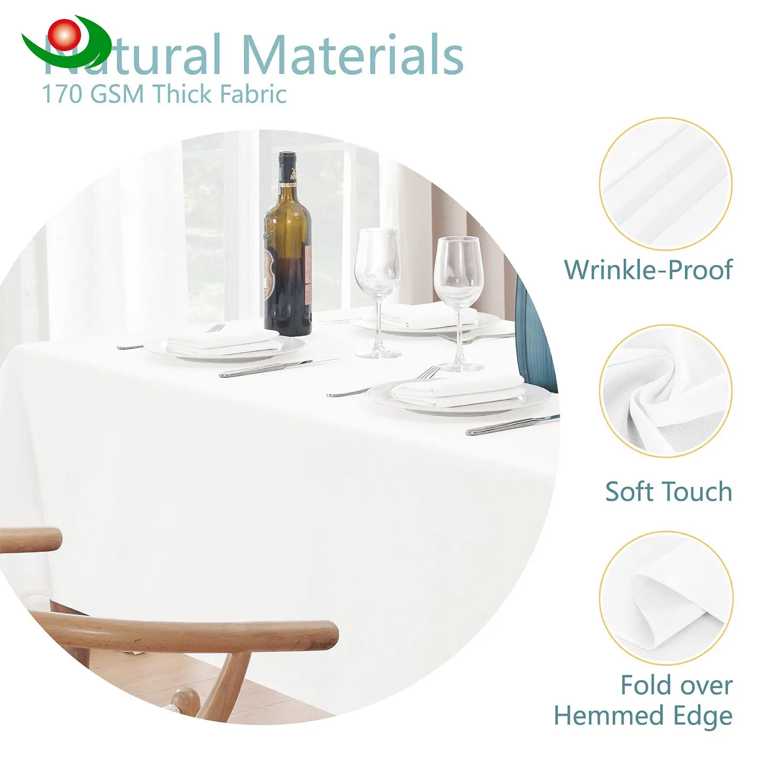 Cheap Waterproof and Oil-resistant Bulk Customized Tablecloths Manufacturer, Suppliers