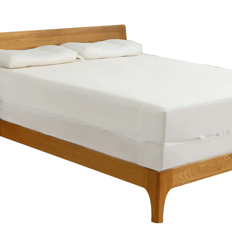 Wholesale Knitted Polyester Zippered Mattress Encasement Queen - 100% Waterproof and Bed Bug Proof Mattress Protector , Six-Sided Mattress Cover Manufacturers, Exporter