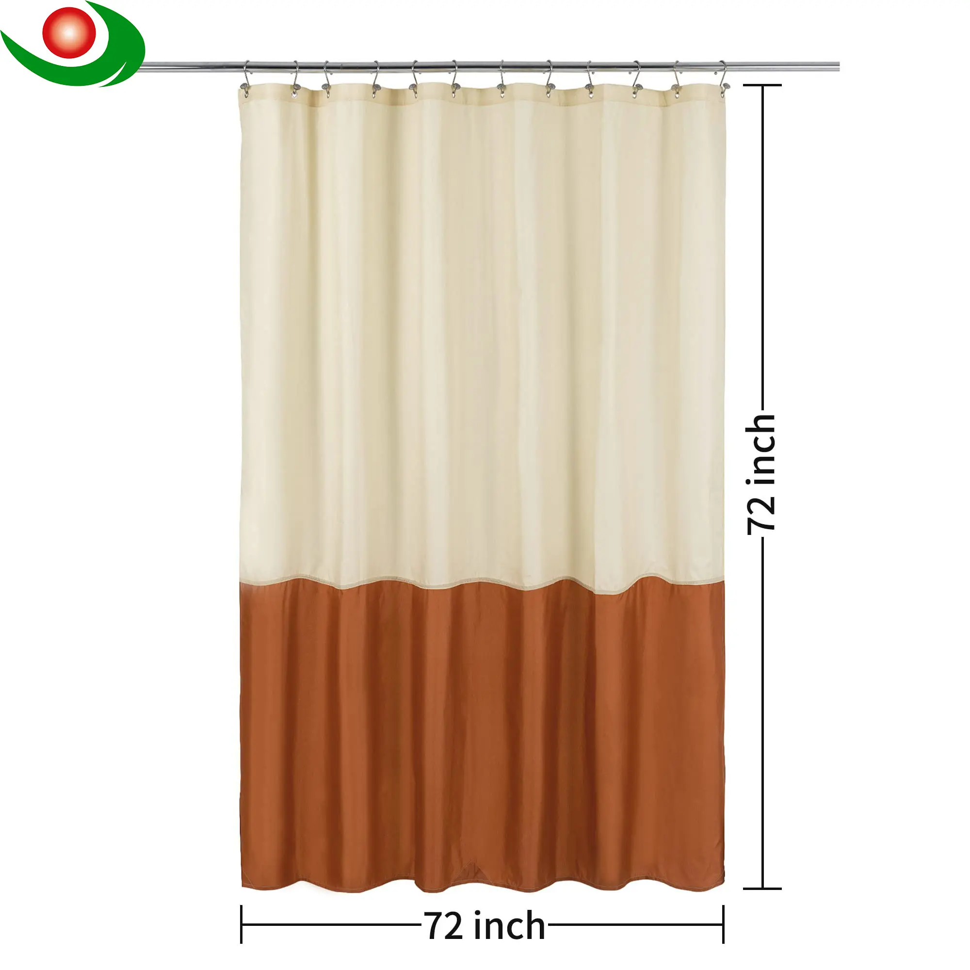 patchwork shower curtain style 5