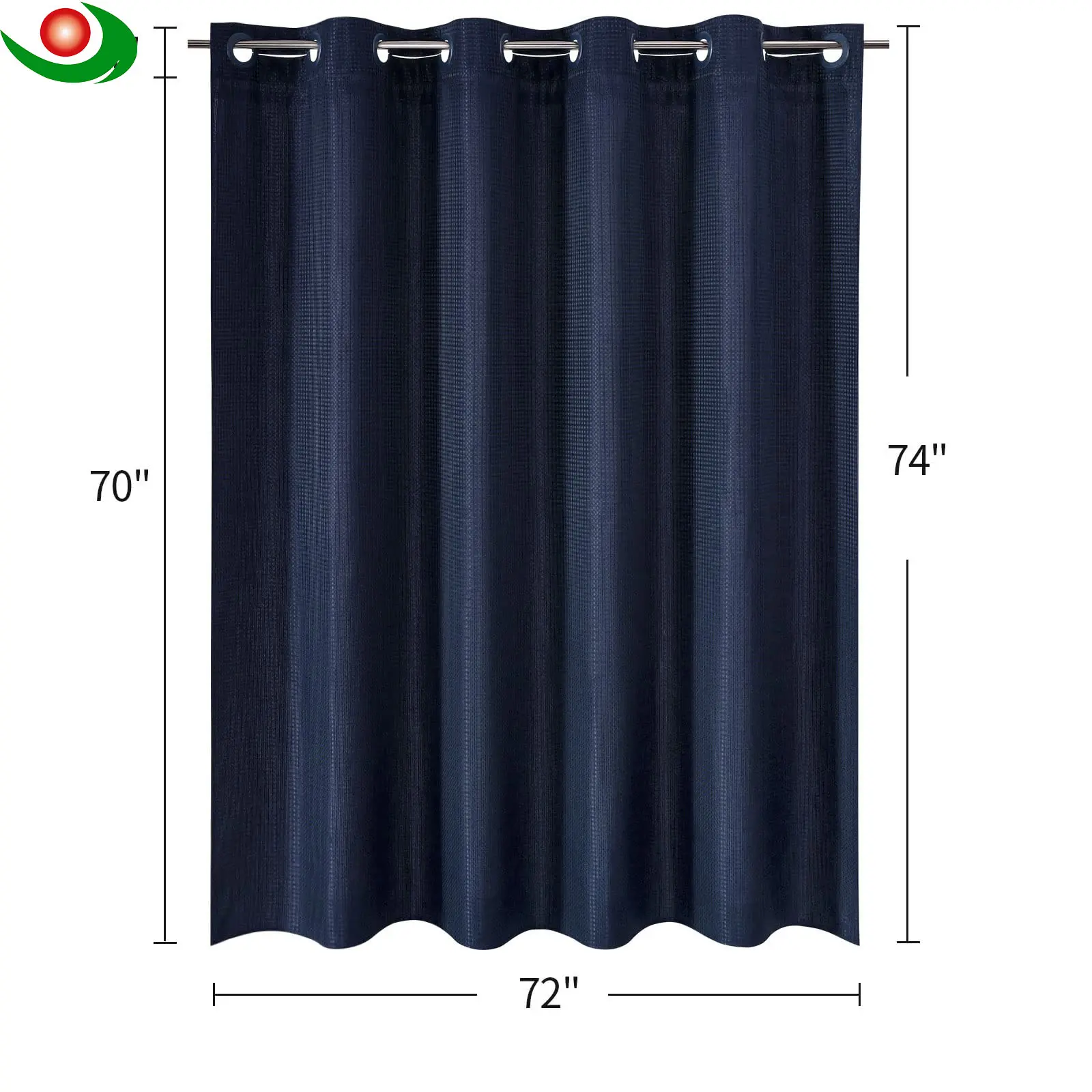 Cheap Jiayuan's Waffle Shower Curtain, Thick Weighted Fabric, Wrinkle and Rust Resistant, Classic Hotel Quality Design, Heavy Duty Long Curtains for Bathroom Showers, Bath Tubs Manufacturers, Manufacturer