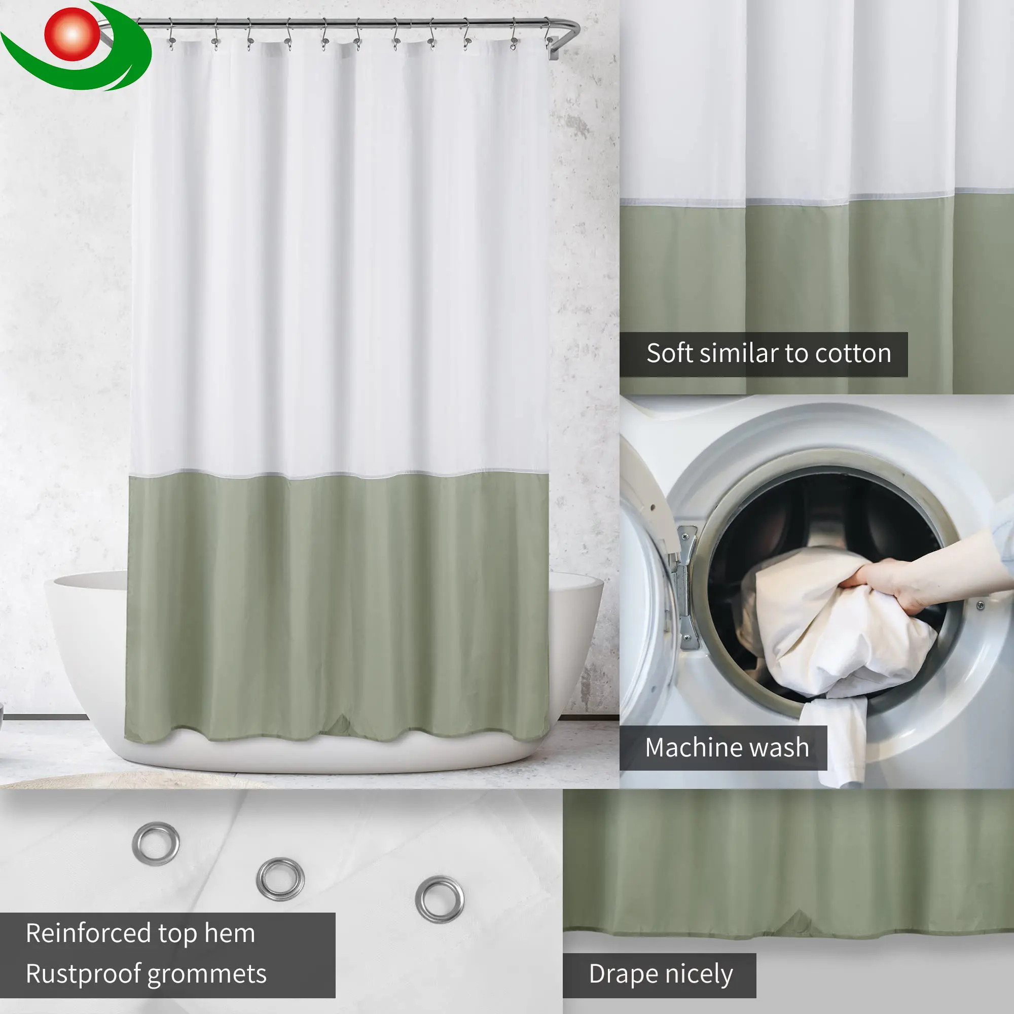 Custom Affordable & Customizable Shower Curtains – Bulk Orders Starting from $2 Each! Companies, Company
