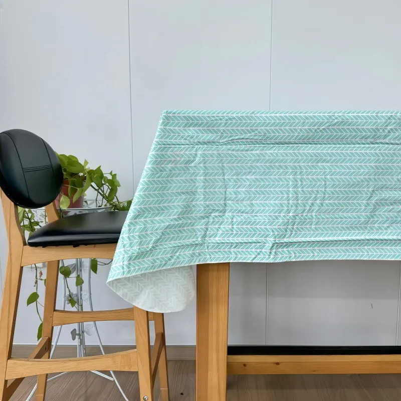 China Elegant Flannel Backed Vinyl Tablecloth Product, Factory