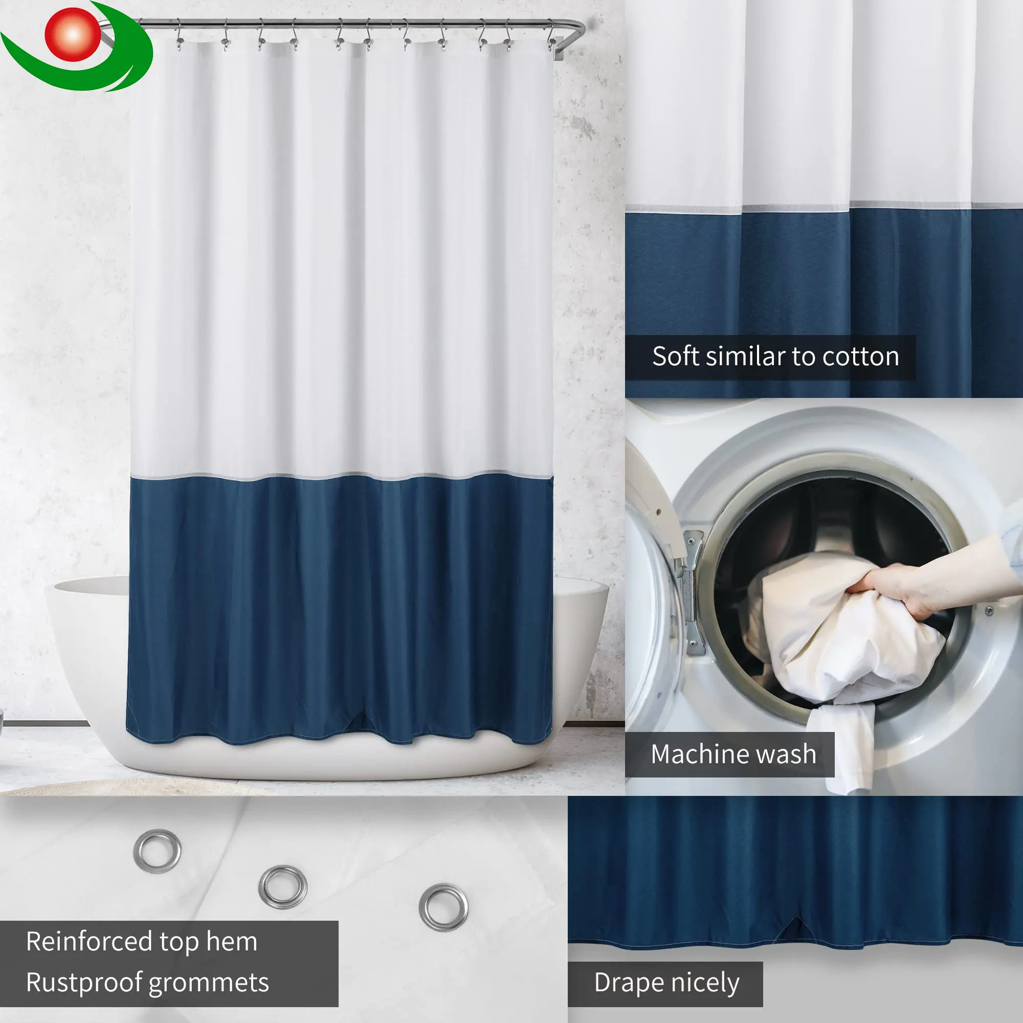 Durable Shower Curtain