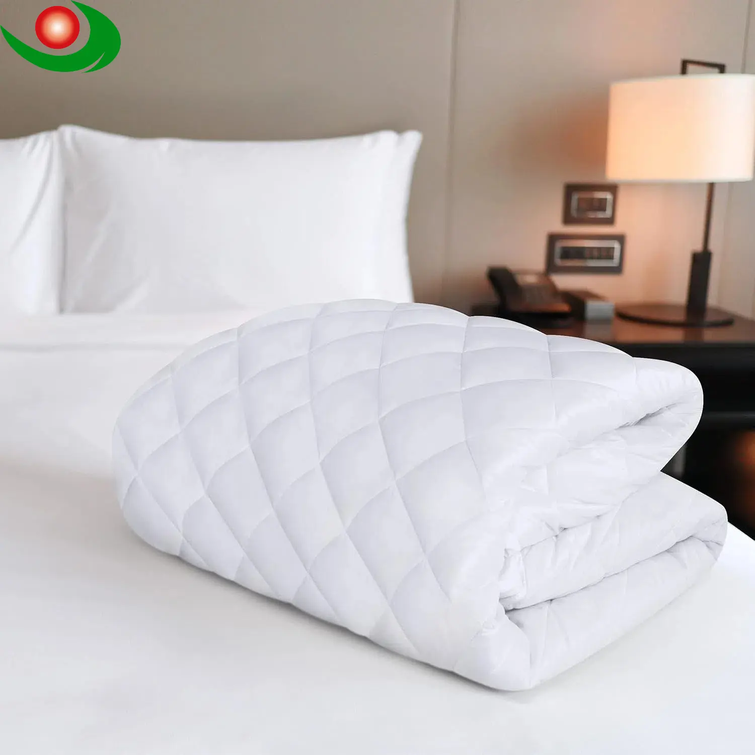 OEM Bedding Quilted Fitted Mattress Pad,King Size, Elastic Fitted Mattress Topper Protector and Cover Stretches up to 16 Inches Deep, Machine Washable (White) Service, Quotes