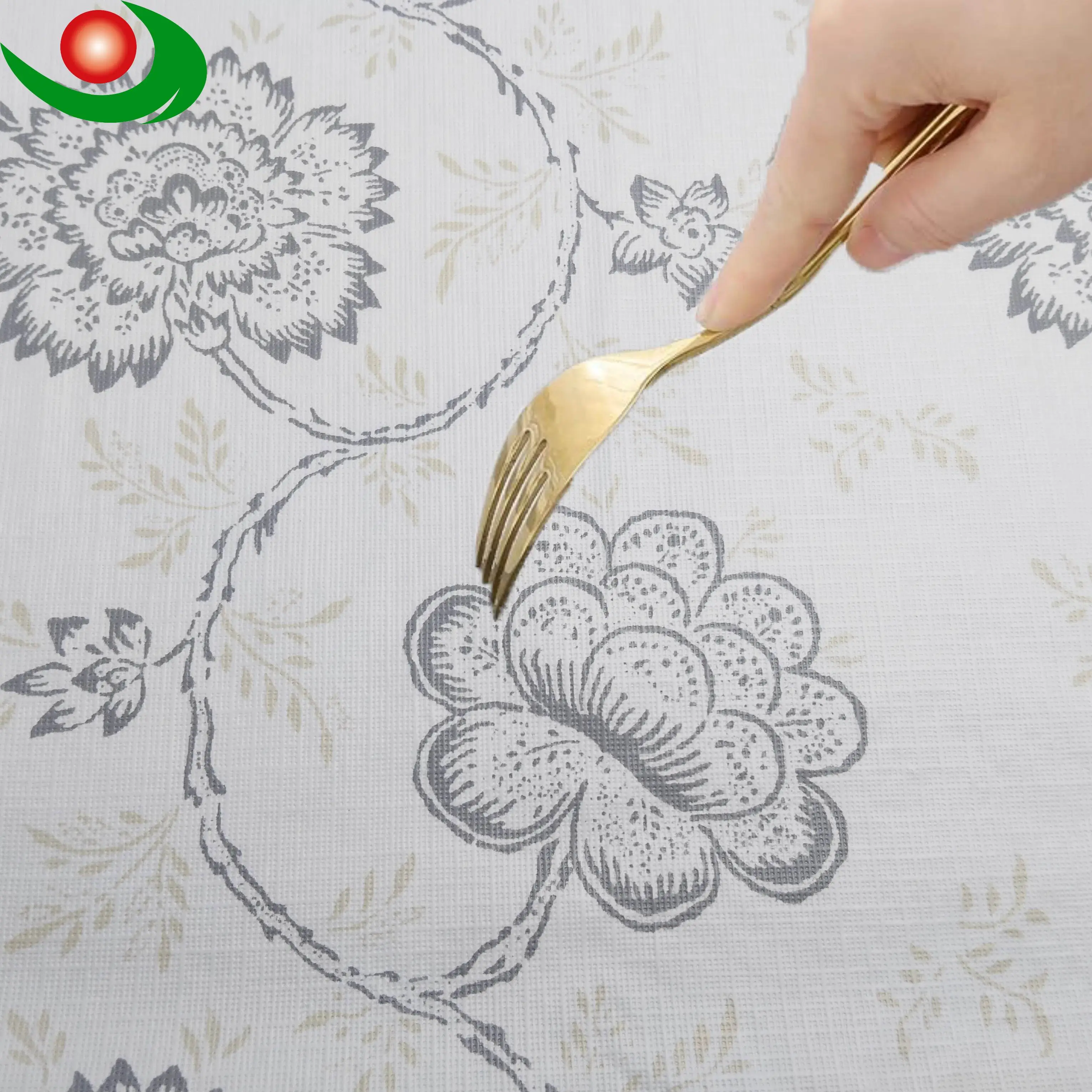 ODM Heavy Duty Vinyl Tablecloth with Flannel Backing Waterproof Oil-Proof Plastic Table Cloth Stain-Resistant Wipeable Rectangle or Square Table Cover for Indoor and Outdoor Companies, Exporter