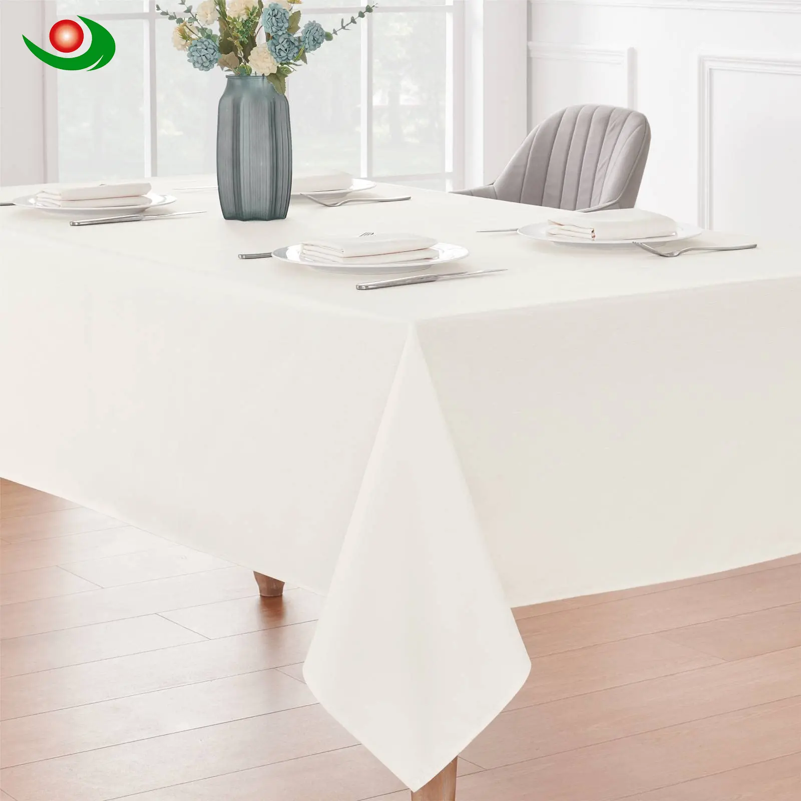 Best Jiayuan Rectangular Tablecloth Faux Linen Waterproof and Wrinkle Resistant Oblong Decorative Table Cloth for Kitchen Dining Party Buffet. Product, Quotes
