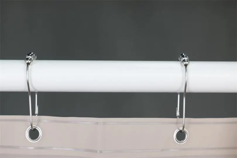 Plastic Shower Curtain Liner Detail 1
