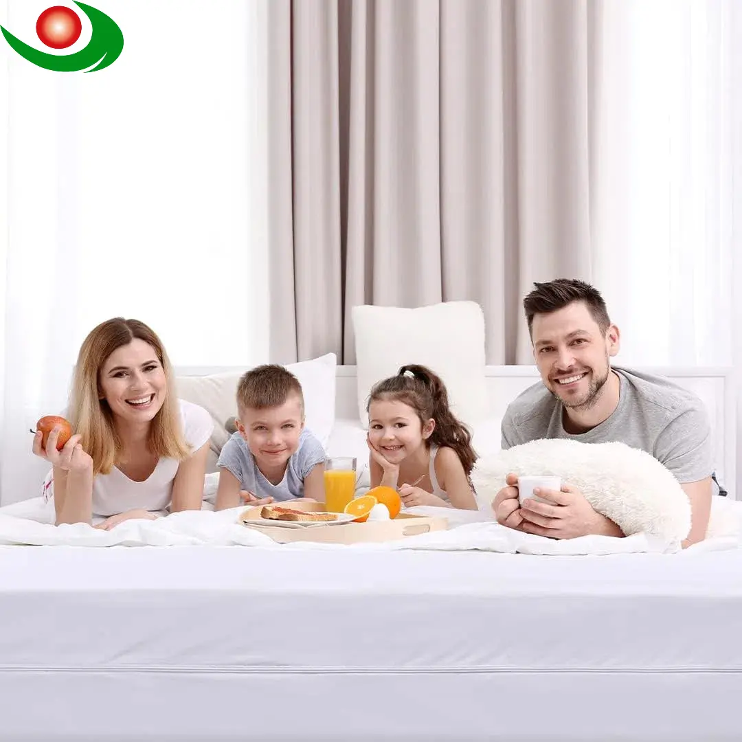 Famous Jiayuan Bedding Zippered Mattress Encasement, 100% Waterproof Bed Bug and Dust Mite Proof Mattress Protector, Absorbent Six-Sided Mattress Cover Service, Companies