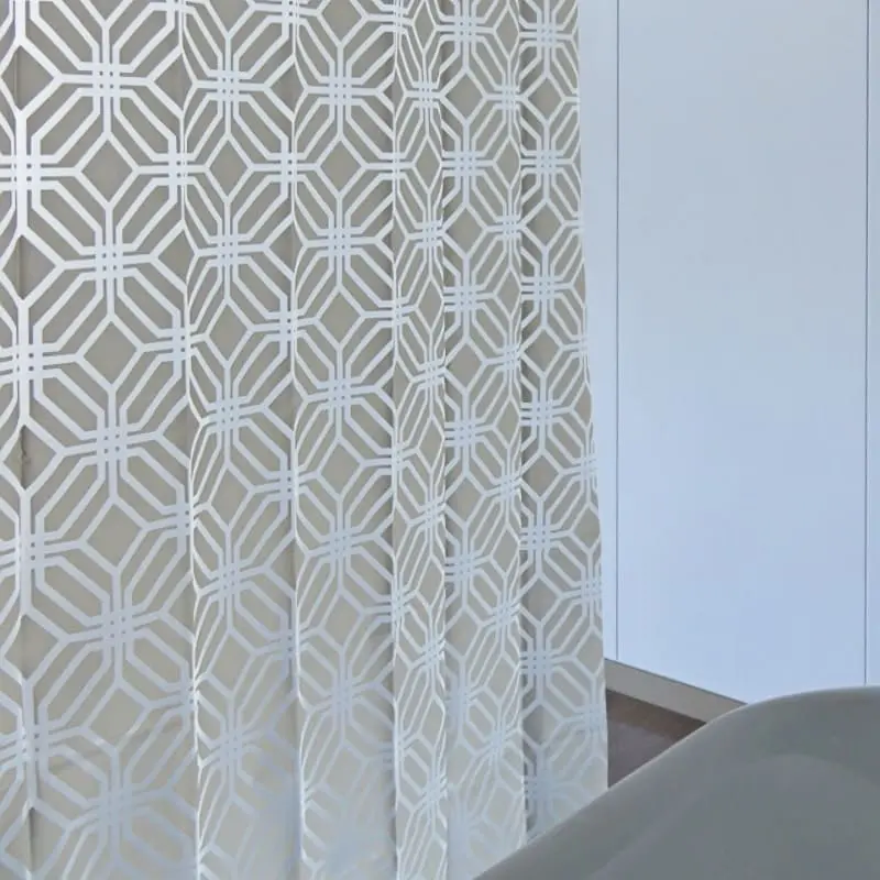 Famous Eco Gray Geometric PEVA Shower Curtain Companies, Quotes