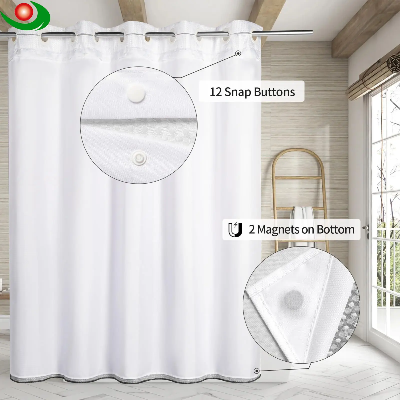 Shower Curtain Detail 7
