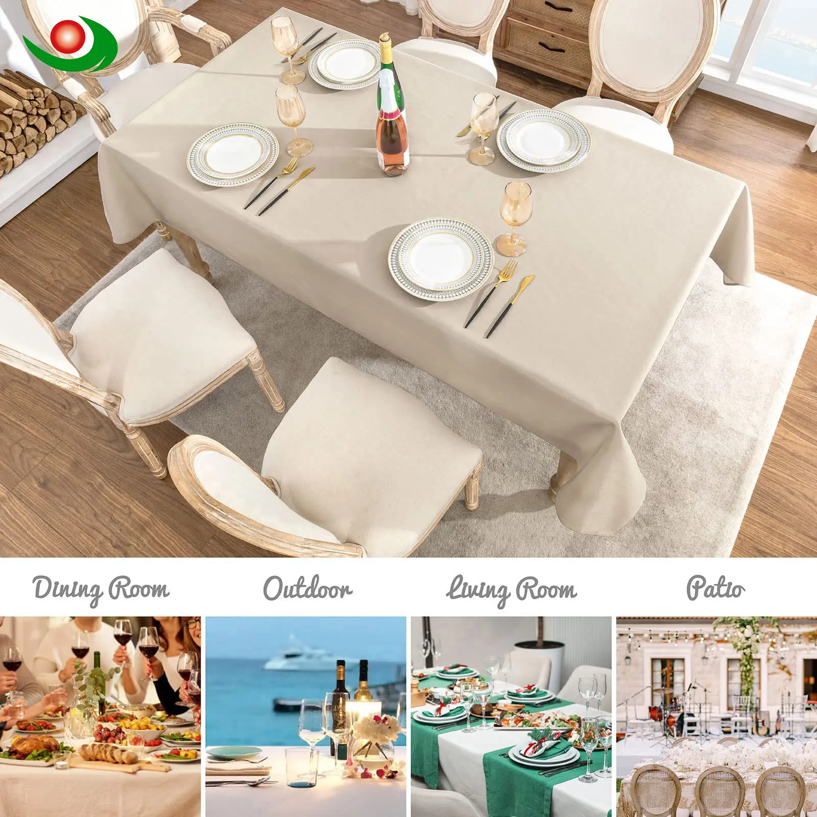Customizable patterns tablecloth
