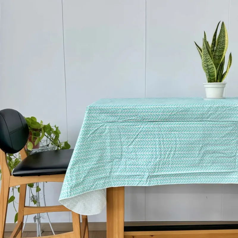 China Elegant Flannel Backed Vinyl Tablecloth Product, Factory