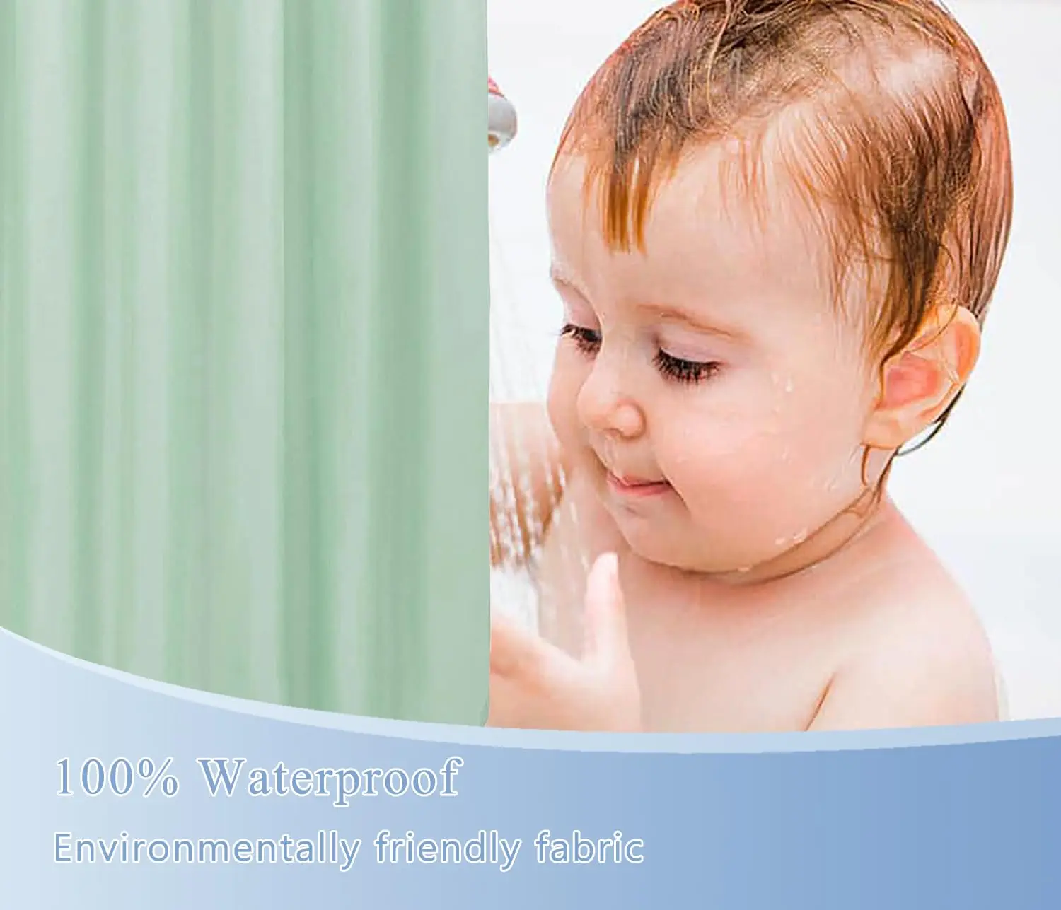 Buy Custome Shower Curtain Waterproof Plastic Shower Curtain High Quality PEVA Quotes, Supplier