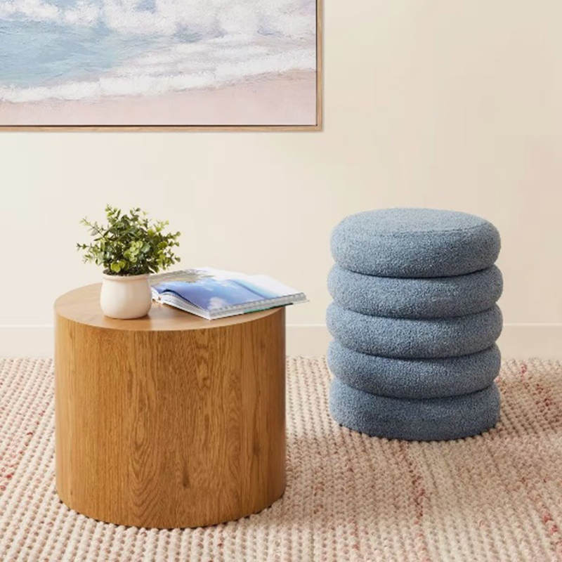 Wholesale Multi-Function Storage Stool With Teddy Fabric Manufacturers, Supplier