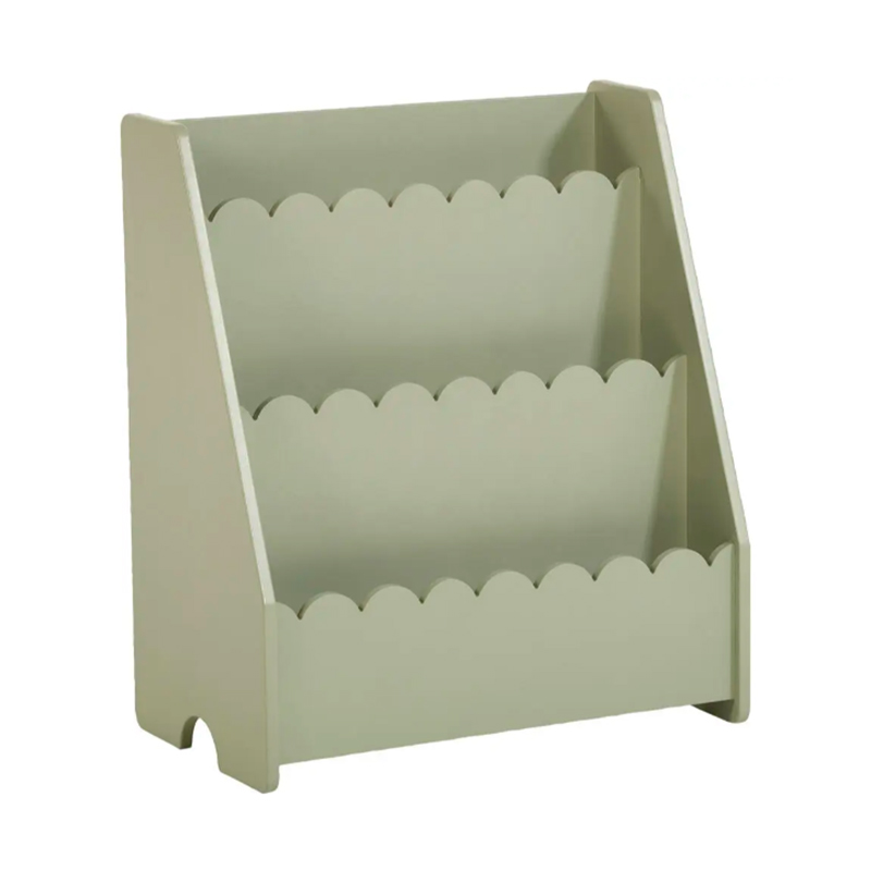 Wholesale Scalloped Edge MDF Wooden Bookshelf Suppliers, Factory