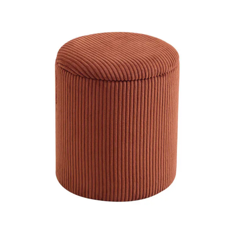 High-Quality 3-Piece Corduroy Storage Ottoman Set Manufacturer, Service