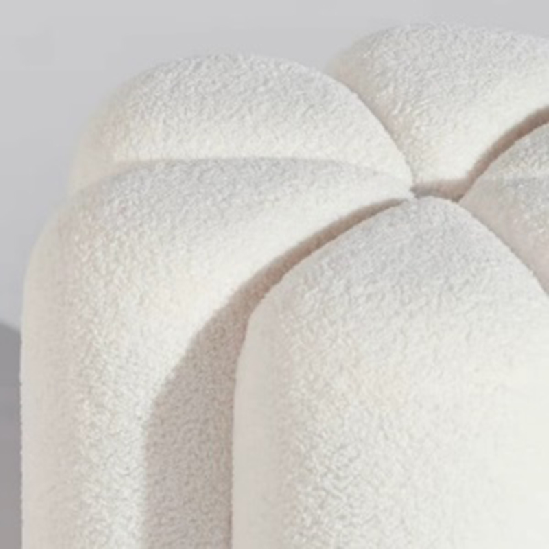 China Hexagonal Petal-shaped Soft Leisure Stool Manufacturer, Supplier