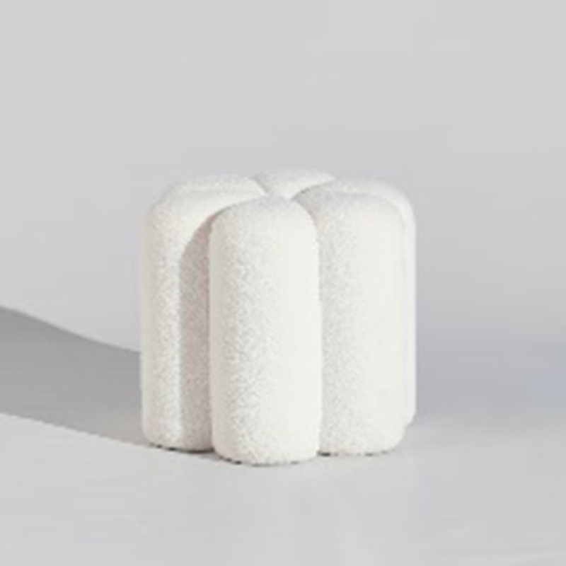 China Hexagonal Petal-shaped Soft Leisure Stool Manufacturer, Supplier