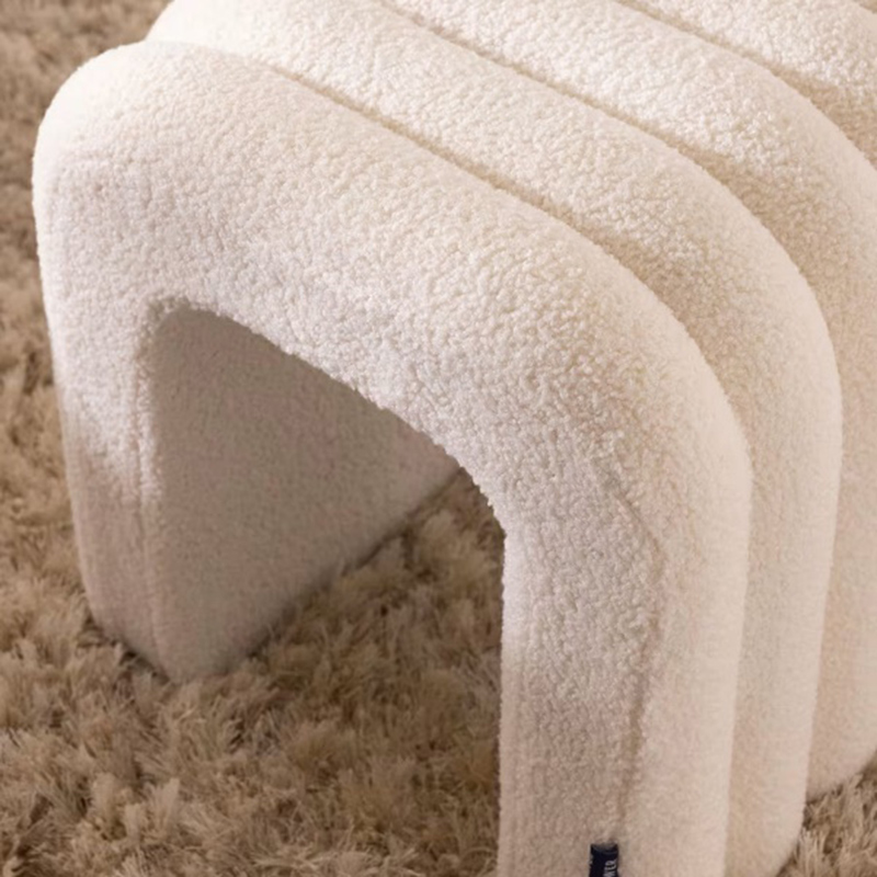 High-Quality Teddy Fabric U-Shaped Foot Stool Suppliers, Factories