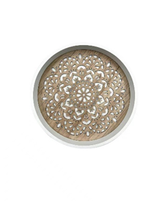 Wholesale Wooden Tray Round Ornament Manufacturer, Supplier