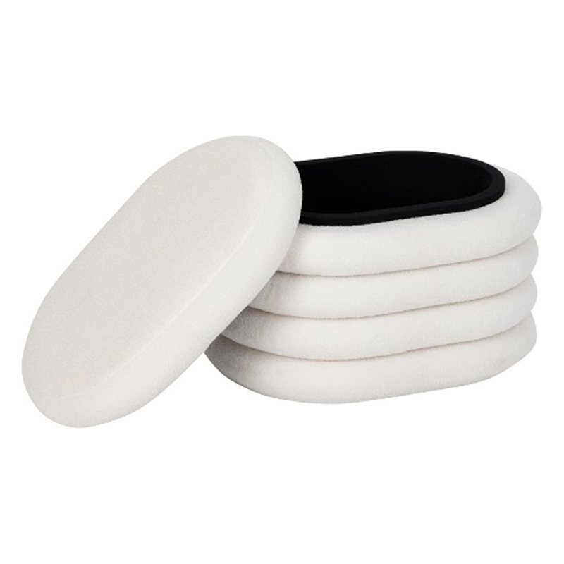 OEM Storage stool with Teddy fabric Manufacturers, Service