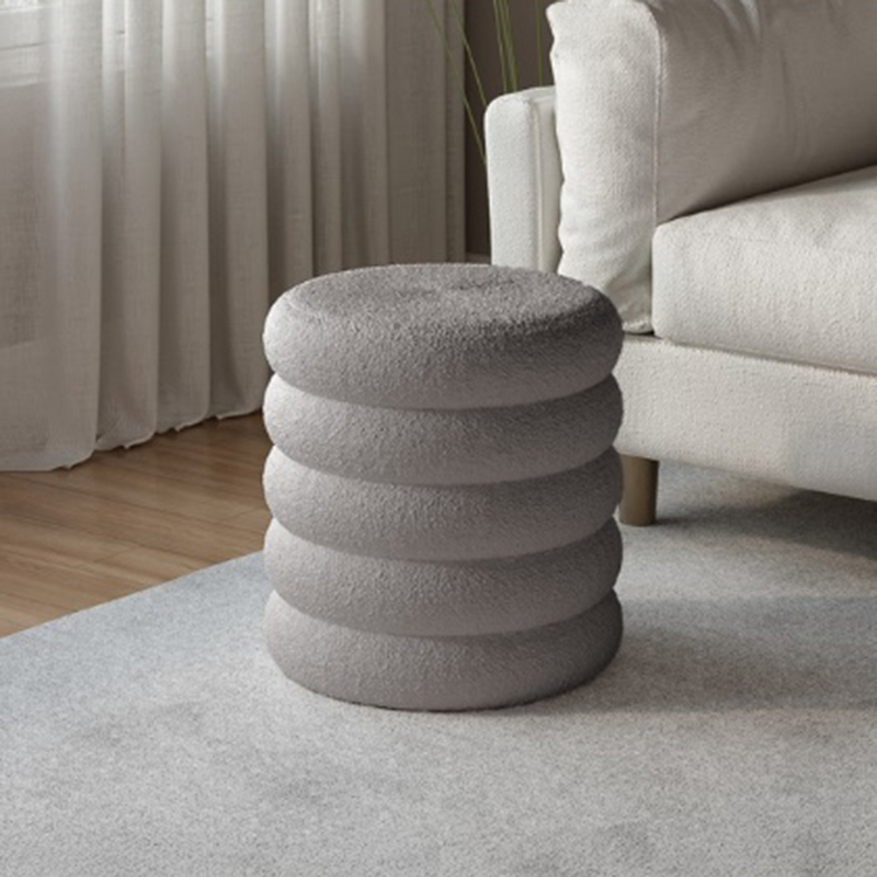 Wholesale Multi-Function Storage Stool With Teddy Fabric Manufacturers, Supplier