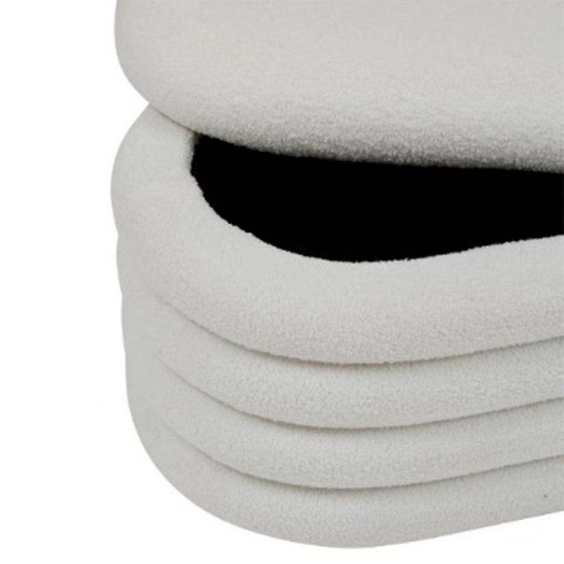 OEM Storage stool with Teddy fabric Manufacturers, Service