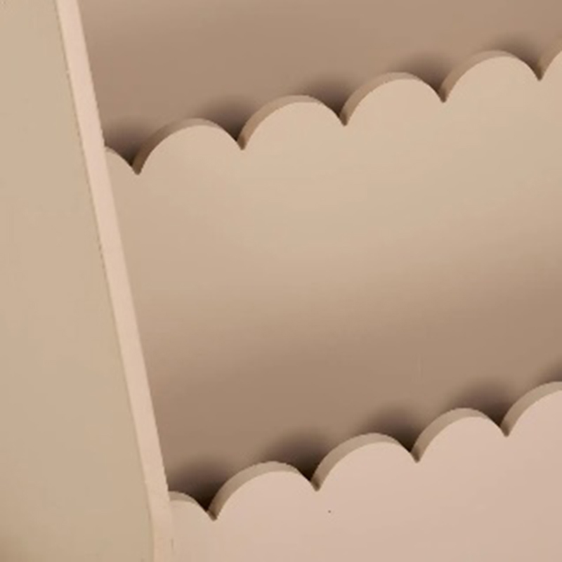 Wholesale Scalloped Edge MDF Wooden Bookshelf Suppliers, Factory