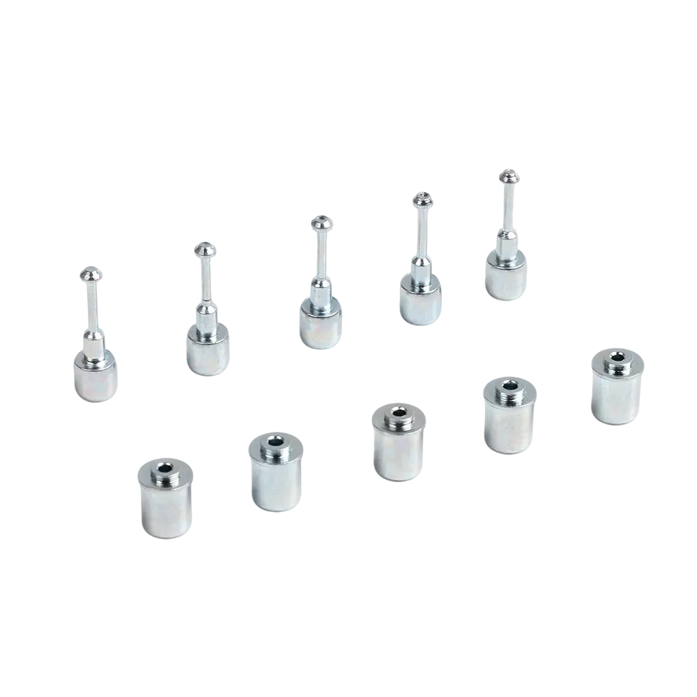 Rivets for miniature circuit breaker parts