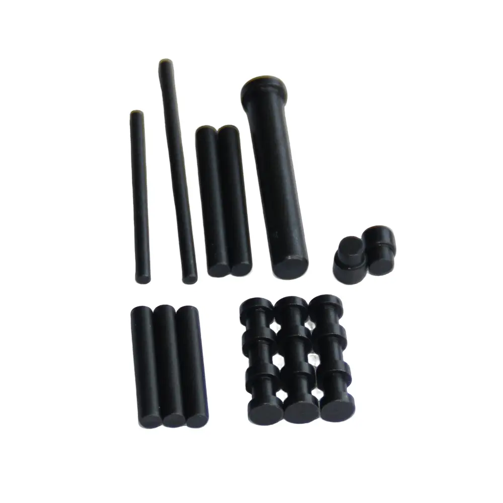 Pins and shafts for molded case circuit breakers