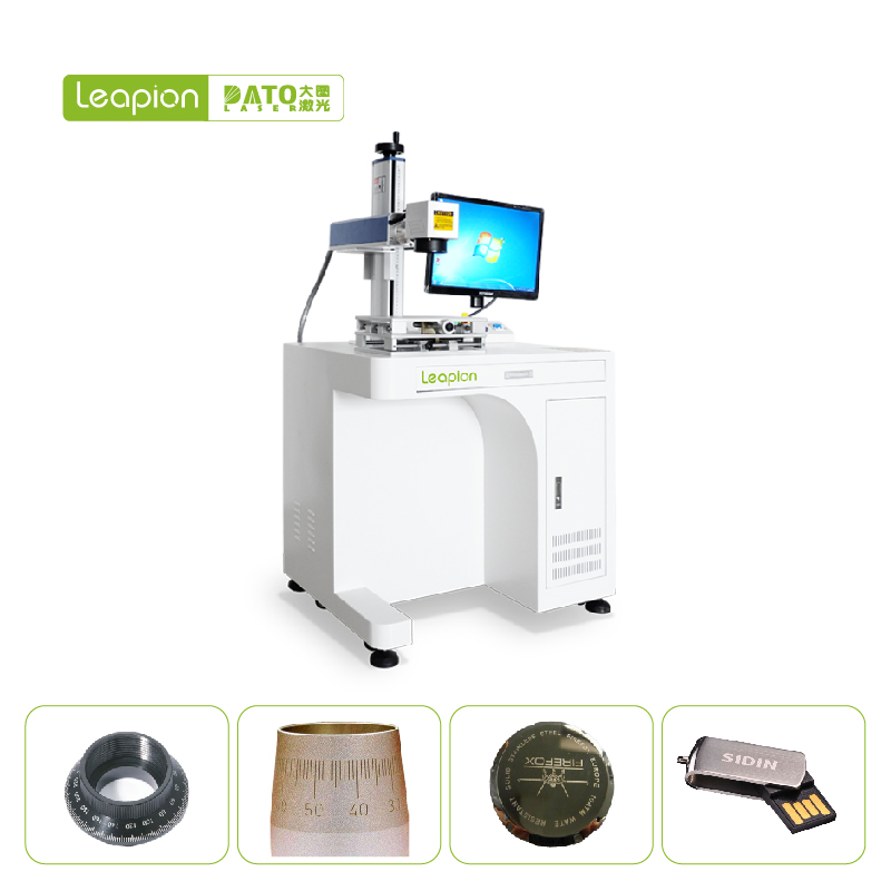 Fiber Laser Marking Machine Desktop Automatic Laser Metal Engraving Cutting High Power Portable Engraving Machine
